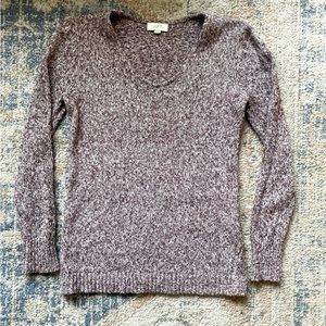 LOFT Red Knit Sweater